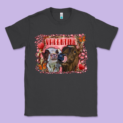 Valentine Heifers Classic Tee Designed By Ranaportraitstore