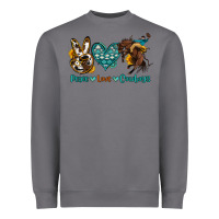 Storm peace love cowboys Heavyweight Sweatshirt - OliviaCreatesArt