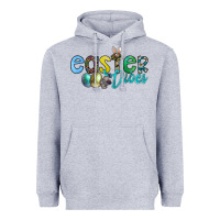 Heather Grey easter vibes Heavyweight Hoodie - CowhideDigitalArt