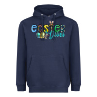 Navy easter vibes Heavyweight Hoodie - CowhideDigitalArt