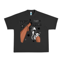 Pigment Black I Have Two Moods Black Sneakers Afro Girl Urban Heavy Tee - texasbilliewilder