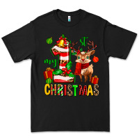 Black my first christmas reindeer Premium Tee - MaliasSmallBusiness