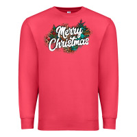 Cardinal Merry Christmas Premium Sweatshirt - CowhideDigitalArt