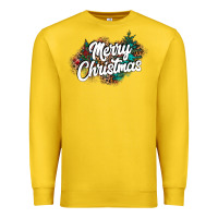 Lemon Merry Christmas Premium Sweatshirt - CowhideDigitalArt