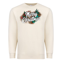 Sandshell Merry Christmas Premium Sweatshirt - CowhideDigitalArt