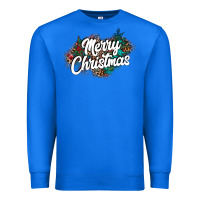 True Royal Merry Christmas Premium Sweatshirt - CowhideDigitalArt