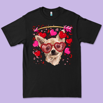 Valentine's Day  Chihuahua Premium Tee Designed By Ranaportraitstore