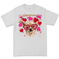 Dove Grey valentine's day  chihuahua Premium Tee - RanaPortraitStore