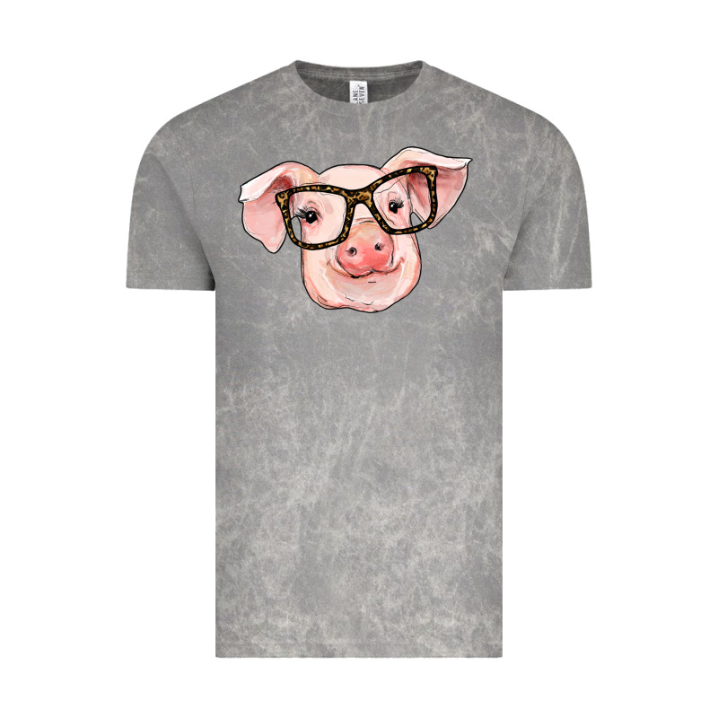 Pig With Glasses Vintage Tee by RanaPortraitStore | Teevron