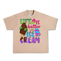 Burro Life is better with ice cream Urban Heavy Tee - NancyCooperArtShop
