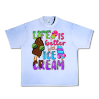 Grape Ice Life is better with ice cream Urban Heavy Tee - NancyCooperArtShop