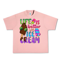 Salmon Life is better with ice cream Urban Heavy Tee - NancyCooperArtShop