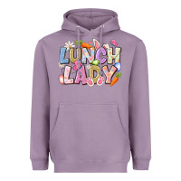 Lavender lunch lady easter Heavyweight Hoodie - CowhideDigitalArt
