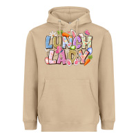 Mushroom lunch lady easter Heavyweight Hoodie - CowhideDigitalArt