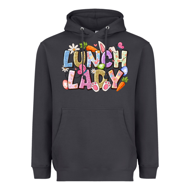 Lunch Lady Easter Heavyweight Hoodie by CowhideDigitalArt | Teevron