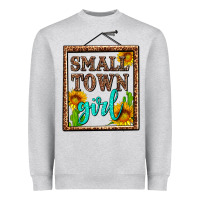 Heather Grey small town girl olivia Heavyweight Sweatshirt - OliviaCreatesArt