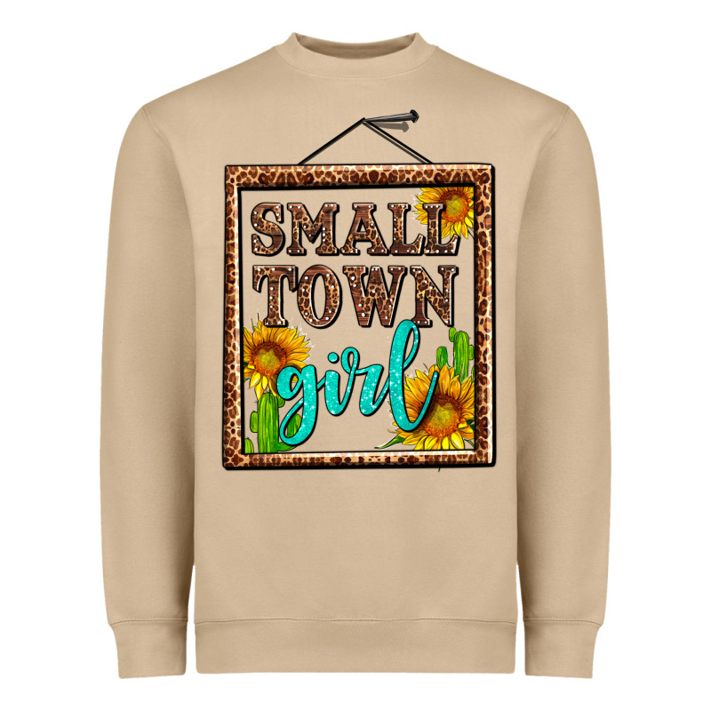 Small Town Girl Olivia Heavyweight Sweatshirt by OliviaCreatesArt | Teevron