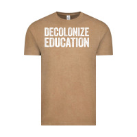 Vintage Coffee Decolonize Education History Teacher Educator Gift Vintage Tee - trangStudio