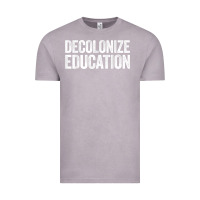 Vintage Zinc Decolonize Education History Teacher Educator Gift Vintage Tee - trangStudio