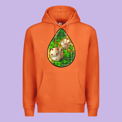 St.patrick's Teardrop Earrings Premium Hoodie Designed By Fadigitalartstudio