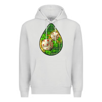 Dove Grey st.patrick's teardrop earrings Premium Hoodie - FaDigitalArtStudio