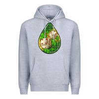 Heather Grey st.patrick's teardrop earrings Premium Hoodie - FaDigitalArtStudio
