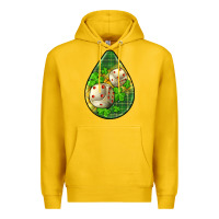 Lemon st.patrick's teardrop earrings Premium Hoodie - FaDigitalArtStudio
