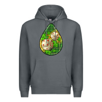 Rock st.patrick's teardrop earrings Premium Hoodie - FaDigitalArtStudio