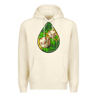 Sandshell st.patrick's teardrop earrings Premium Hoodie - FaDigitalArtStudio