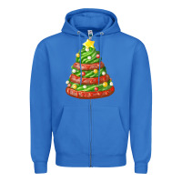 True Royal green chocolate christmas cookie cake Zipper Hoodie - FaDigitalArtStudio