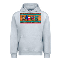 Heather Grey love texas sunflowers cactus cowhide license plate Urban Hoodie - Artiststas