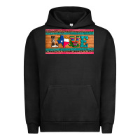 Pigment Black love texas sunflowers cactus cowhide license plate Urban Hoodie - Artiststas