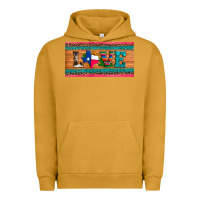Pigment Peanut Butter love texas sunflowers cactus cowhide license plate Urban Hoodie - Artiststas