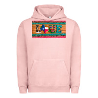 Pigment Salmon love texas sunflowers cactus cowhide license plate Urban Hoodie - Artiststas