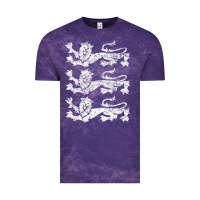 Cloud Purple Retro Three England Lions Vintage Souvenir Vintage Tee - trangStudio