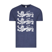 Vintage Denim Retro Three England Lions Vintage Souvenir Vintage Tee - trangStudio