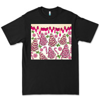 Black pink christmas tree cakes Premium Tee - MaliasSmallBusiness