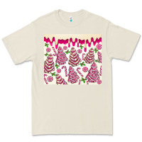 Bone pink christmas tree cakes Premium Tee - MaliasSmallBusiness