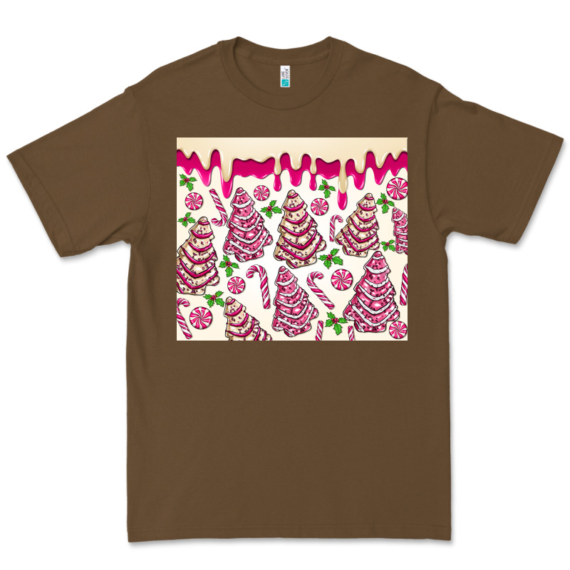 Pink Christmas Tree Cakes Premium Tee by MaliasSmallBusiness | Teevron