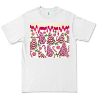 White pink christmas tree cakes Premium Tee - MaliasSmallBusiness