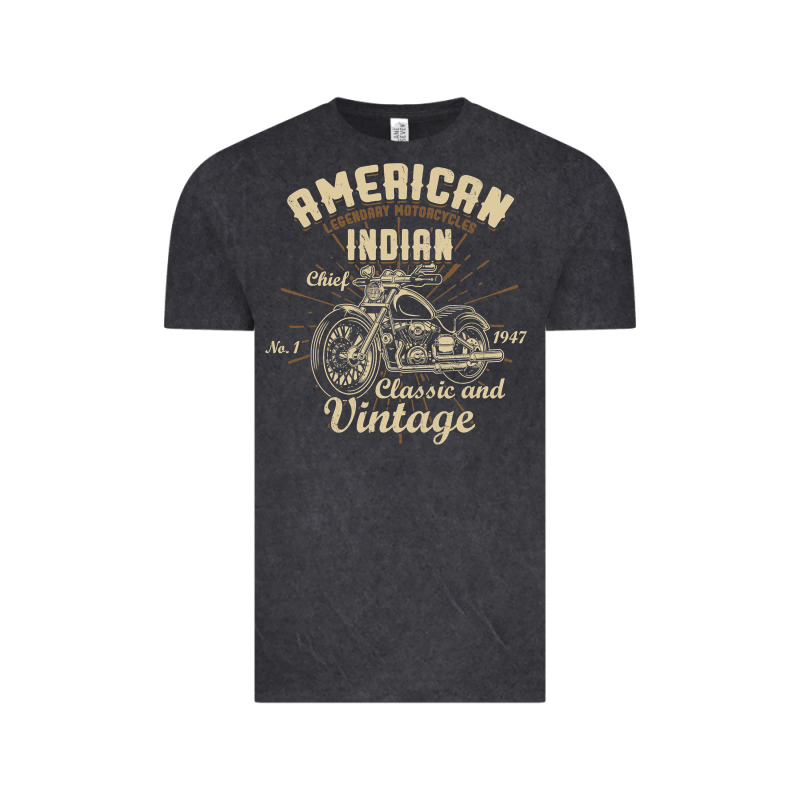 Retro Vintage American Motorcycle Indian For Old Biker Vintage Tee by trangStudio | Teevron
