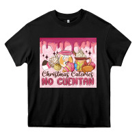 Black christmas calories no cuentan Heavy Core Tee - MaliasSmallBusiness