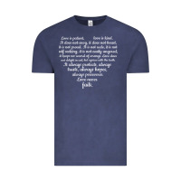 Vintage Denim Love is patient Love is Kind 1 Corinthians 1348 Vintage Tee - trangStudio
