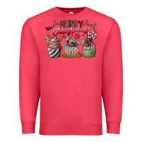 Cardinal Merry Christmas Premium Sweatshirt - CowhideDigitalArt
