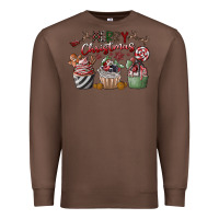Chestnut Merry Christmas Premium Sweatshirt - CowhideDigitalArt