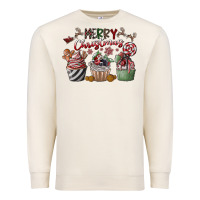 Sandshell Merry Christmas Premium Sweatshirt - CowhideDigitalArt