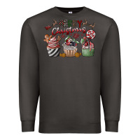 Smoke Merry Christmas Premium Sweatshirt - CowhideDigitalArt