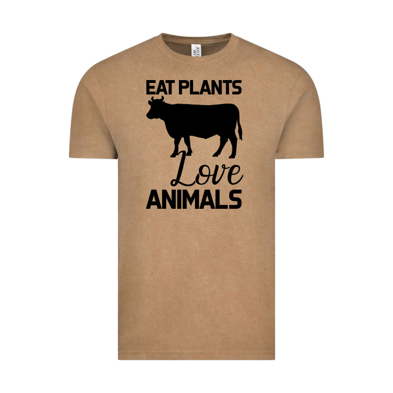 Eat Plants Love Animals Vintage Tee by Bettercallsaul | Teevron