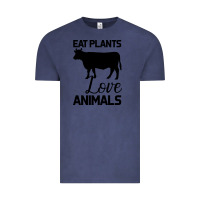 Vintage Denim Eat Plants Love Animals Vintage Tee - Bettercallsaul