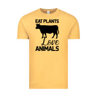 Vintage Mustard Eat Plants Love Animals Vintage Tee - Bettercallsaul